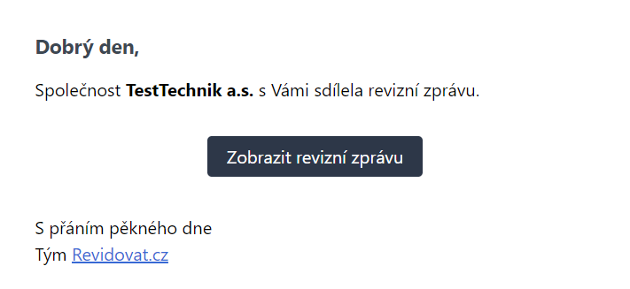 Automatický email